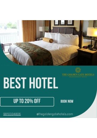 Stay at The Golden Gate Hotel – Get 60% Off on Your First Booking!