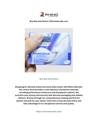 Buy Steroids Online | Rhinosteroids.com