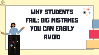 Why Students Fail Big Mistakes You Can Easily Avoid