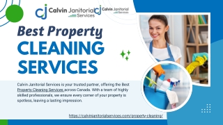 Best Cleaners for Your Property in Canada