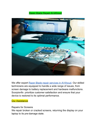 Razer Blade Repair Al kKhoud