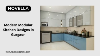 Modular Kitchen Designs in Gurgaon by Novella Kitchens