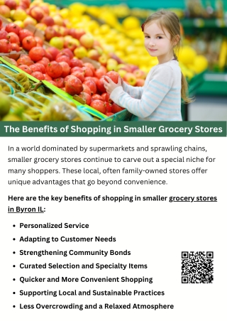 The Benefits of Shopping in Smaller Grocery Stores