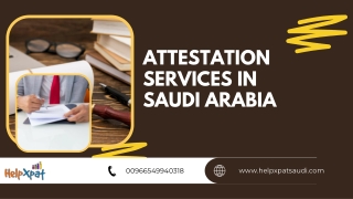 attestation services in saudi arabia PDF