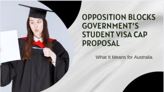 Opposition Blocks Government’s Student Visa Cap Proposal: What It Means for Aust