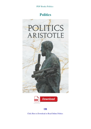 PDF Books Politics