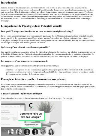 Écologie et identité visuelle : harmoniser vos valeurs
