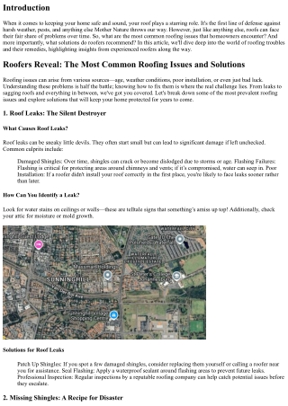 Roofers Reveal: The Most Common Roofing Issues and Solutions