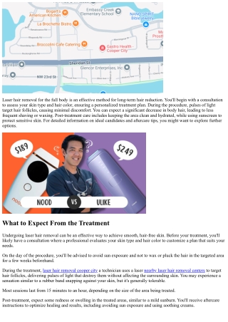 Laser Hair Removal for Full Body
