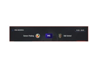 Trực tiếp Semen Padang vs Bali United 15:30, ngày 20/01/2025