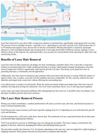 Laser Hair Removal for Men's Chest