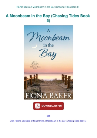 READ Books A Moonbeam in the Bay (Chasing Tides Book 5)