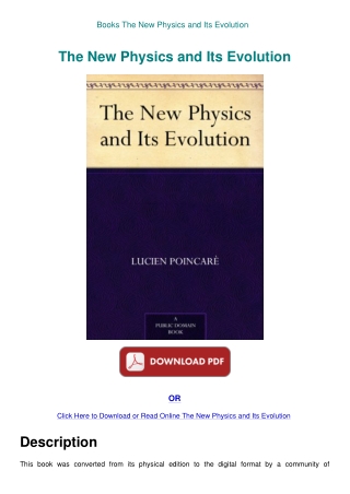 Books The New Physics and Its Evolution
