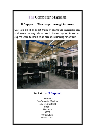 It Support  Thecomputermagician.com