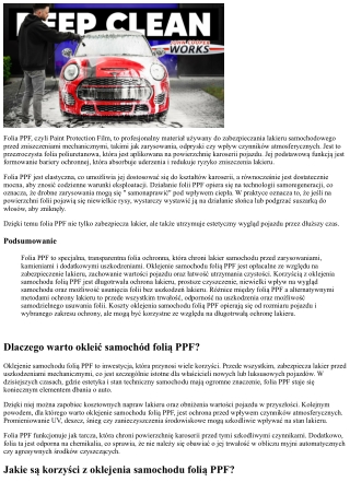 Oklejanie samochodów folią PPF: ochrona lakieru na  najwyższym możliwym poziomie