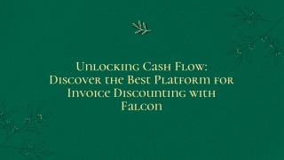 Streamline Cash Flow with Invoice Discounting by Falcon