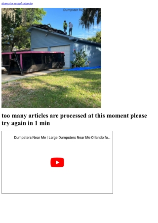 The Usefulness of Long-Time c programming language Dumpster Rentals in Orlando