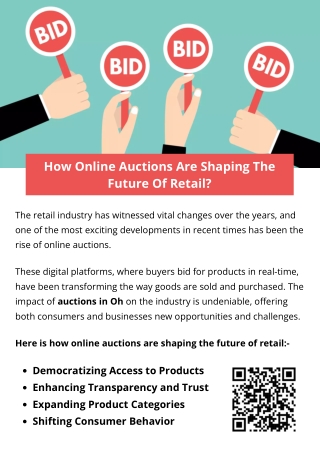 How Online Auctions Are Shaping The Future Of Retail?