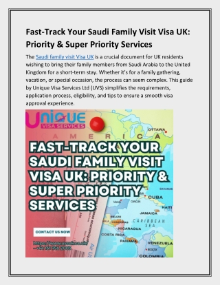 Fast-Track Your Saudi Family Visit Visa UK Priority & Super Priority Services