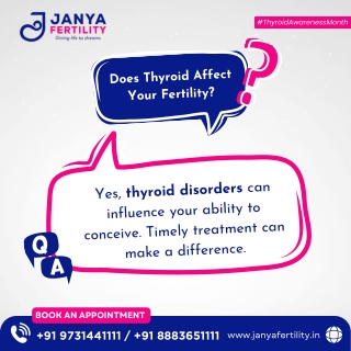 Does Thyroid affect your fertility-Janya Fertility -Gynecologist in HSR Layout