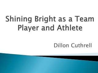 Shining Bright as a Team Player and Athlete