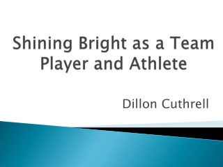 Shining Bright as a Team Player and Athlete