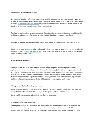 Why Trademark Registration is Essential for Brand Protection