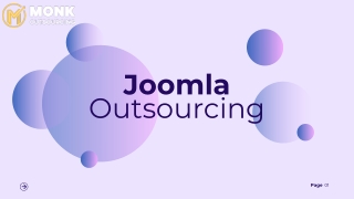 Joomla Outsourcing Services by Monk Outsourcing