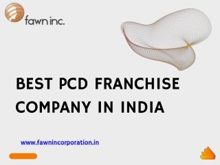 Best PCD Franchise Company in India