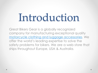 Premium Motorcycle Gear – Safety, Comfort, and Style