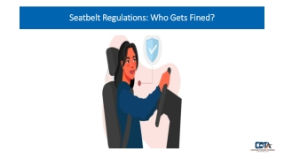 Seatbelt Regulations Who Gets Fined