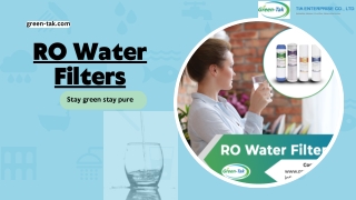 RO Water Filters- Advanced Purification for Safe Drinking