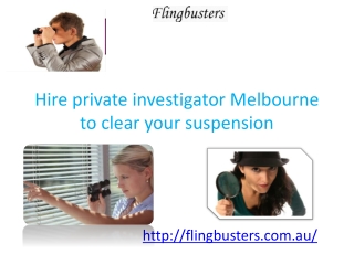Private Detectives Melbourne