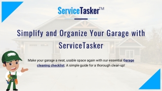 Simplify and Organize Your Garage with ServiceTasker