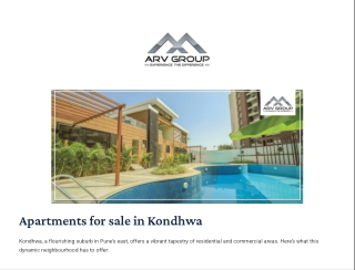 Explore Luxury Living: Apartments for Sale in Kondhwa at ARV New Town