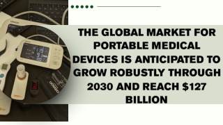 Global  Portable Medical Devices Market expected to Reach $127 billion by 2030