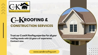 Roof Repair Athens - C and K Roofing & Construction Services