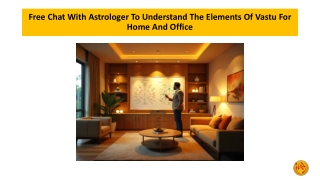 Free Chat With Astrologer To Understand The Elements Of Vastu For Home And Office