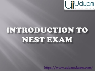 Comprehensive NEST Exam Preparation with Udyam Classes
