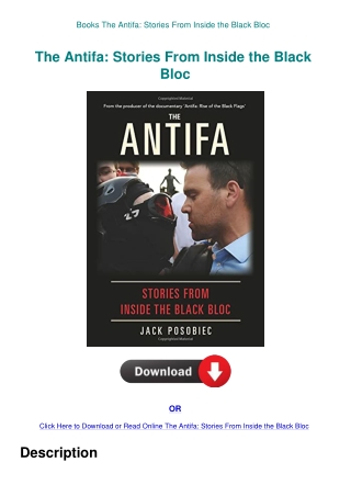 Books The Antifa Stories From Inside the Black Bloc