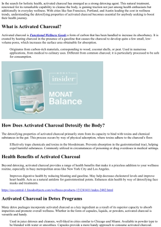 Unlocking the Detoxifying Properties of Activated Charcoal in 2024