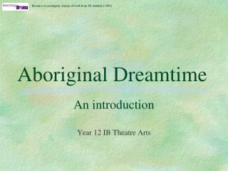 Aboriginal Dreamtime