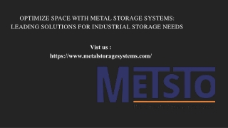 Optimize Space with Metal Storage Systems Leading Solutions for Industrial Storage Needs