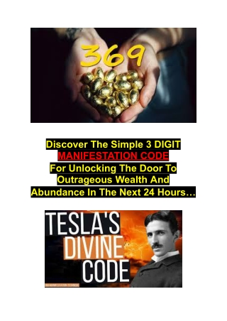 Transform Your Life: Harness the 369 Manifestation Code for Ultimate Abundance