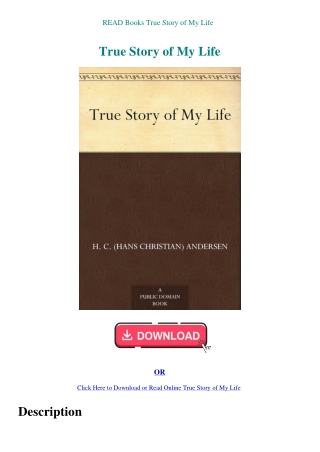 READ Books True Story of My Life