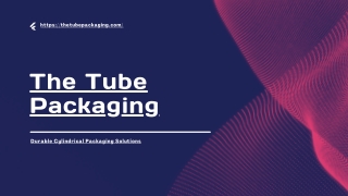 Benefits of Paper Tubes