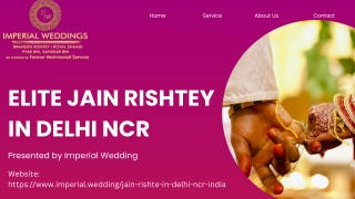 Elite Jain Rishtey in Delhi NCR