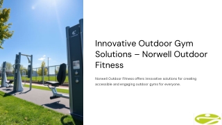 Innovative Outdoor Gym Solutions – Norwell Outdoor Fitness