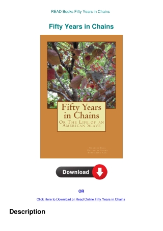 READ Books Fifty Years in Chains