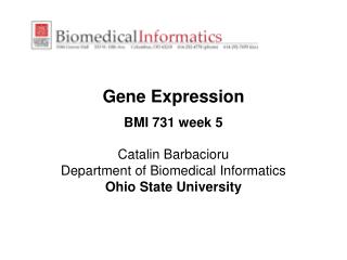 Gene Expression BMI 731 week 5